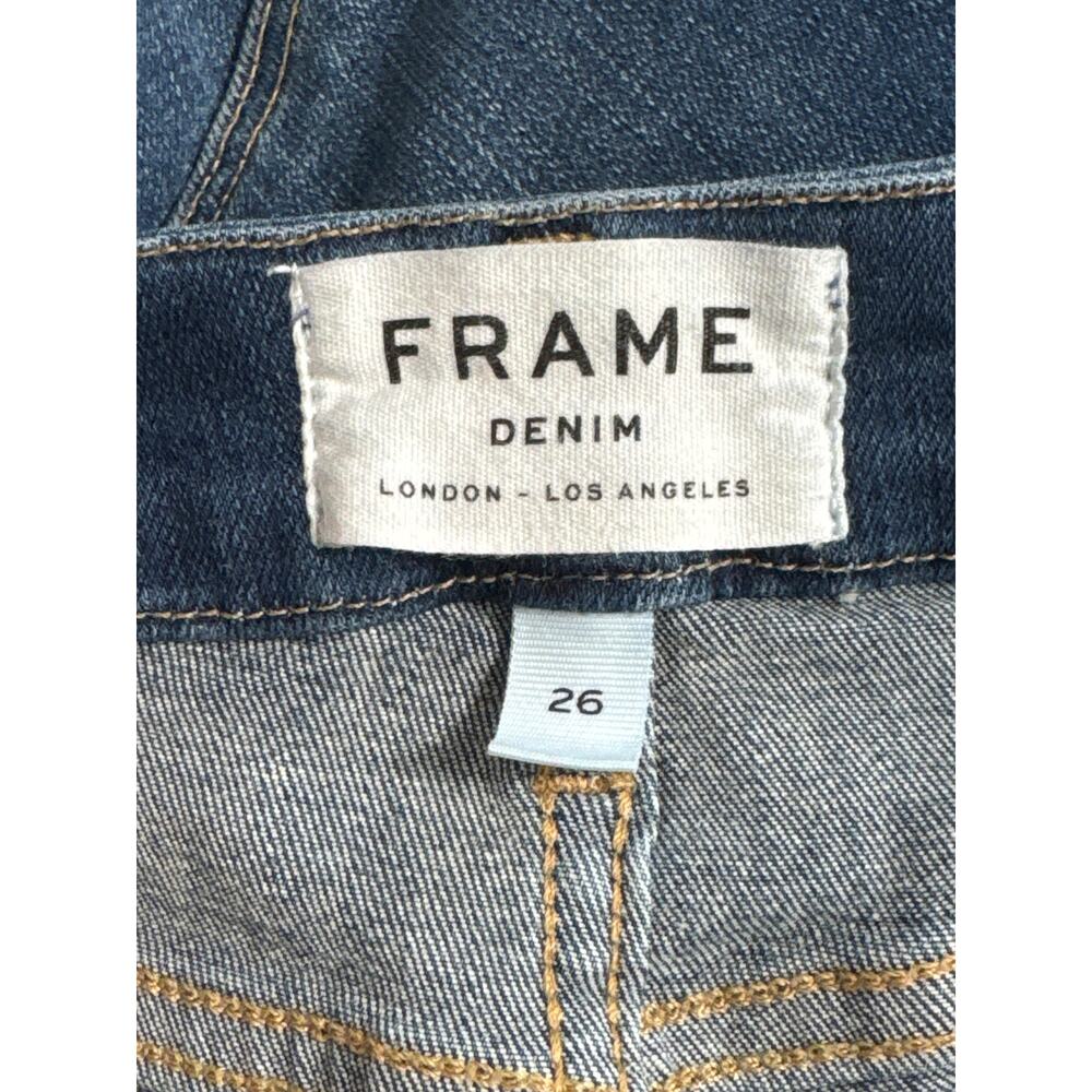 FRAME Denim Le Crop Mini Boot Jeans in Westcliff Medium Wash‎ Size 26 - Picture 6 of 15